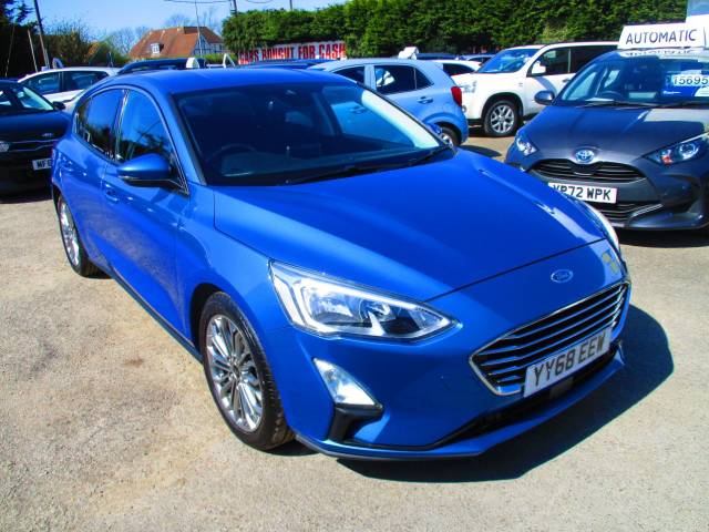 Ford Focus 1.0 EcoBoost 125 Titanium X 5dr Hatchback Petrol Blue