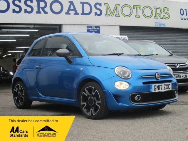 Fiat 500 1.2 S 3dr Hatchback Petrol Blue