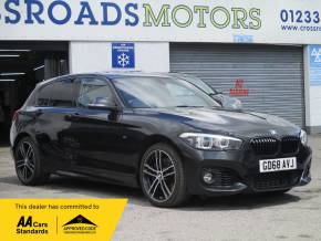 BMW 1 SERIES 2018 (68) at Crossroad Motors Ashford