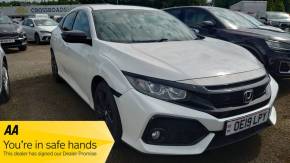 HONDA CIVIC 2019 (19) at Crossroad Motors Ashford