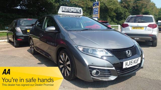 Honda Civic 1.8 i-VTEC SE Plus 5dr Auto Hatchback Petrol Grey
