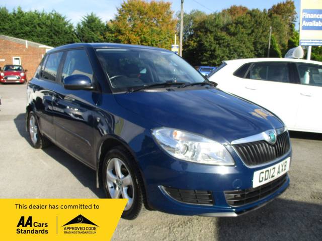 Skoda Fabia 1.6 TDI CR 90 SE Plus 5dr Hatchback Diesel Blue