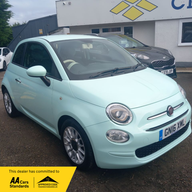 Fiat 500 0.9 TwinAir Pop Star 3dr Hatchback Petrol Green