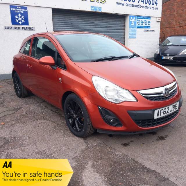 Vauxhall Corsa 1.4 Active 3dr [AC] Hatchback Petrol Orange
