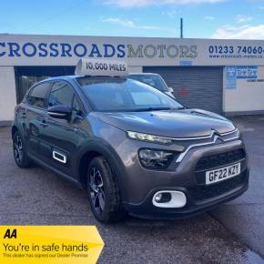 CITROEN C3 2022 (22) at Crossroad Motors Ashford