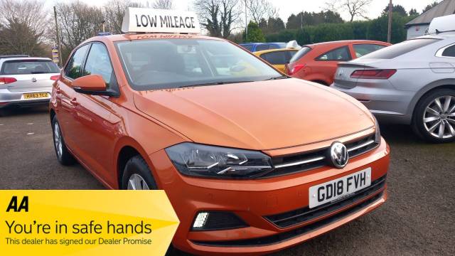 Volkswagen Polo 1.0 SE 5dr Hatchback Petrol Orange