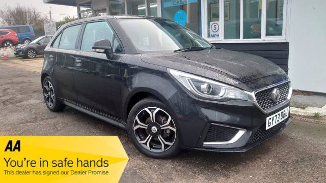 MG Motor UK MG3 1.5 VTi-TECH Exclusive 5dr [Navigation] Hatchback Petrol Black