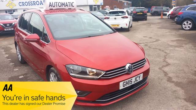 Volkswagen Golf Sv 1.4 TSI 150 GT 5dr DSG MPV Petrol Red