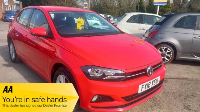 Volkswagen Polo 1.0 SE 5dr Hatchback Petrol Red