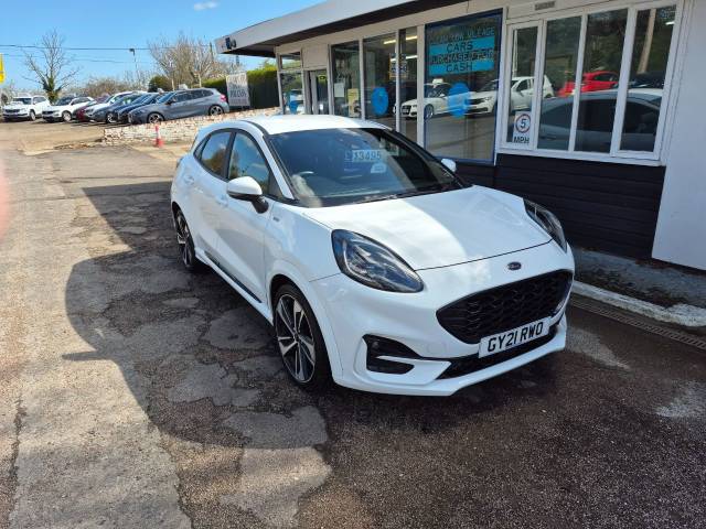 Ford Puma 1.0 EcoBoost Hybrid mHEV ST-Line X 5dr Hatchback Petrol White