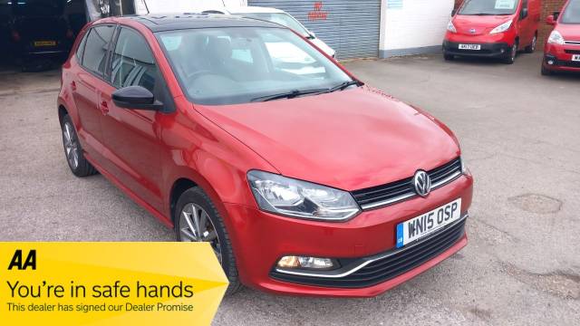 Volkswagen Polo 1.2 TSI SE Design 5dr Hatchback Petrol Red
