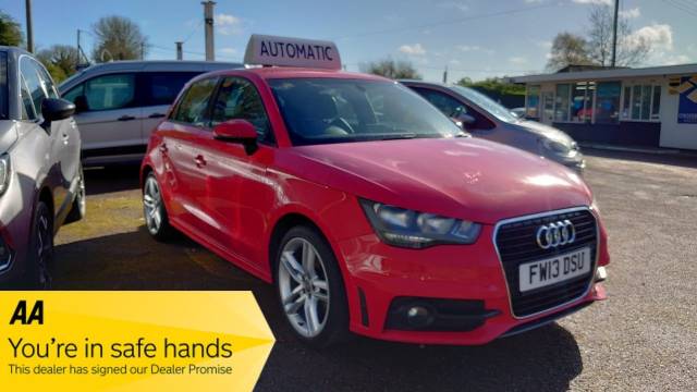 Audi A1 1.4 TFSI S Line 5dr S Tronic Hatchback Petrol Red