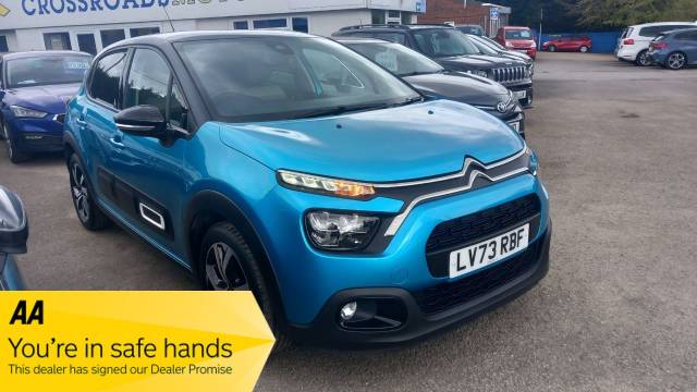 Citroen C3 1.2 PureTech Shine Plus 5dr Hatchback Petrol Blue
