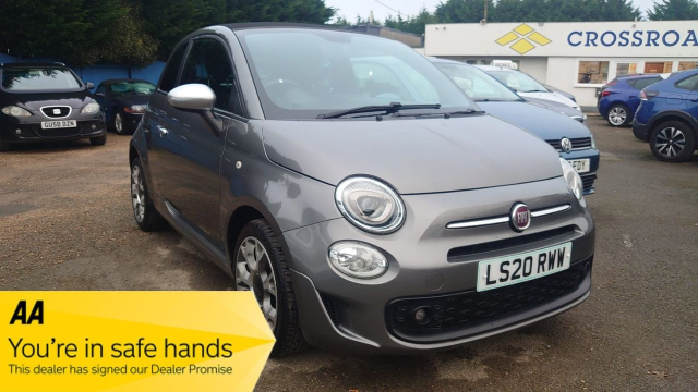 Fiat 500 1.0 Mild Hybrid Rock Star 3dr Convertible Petrol Grey