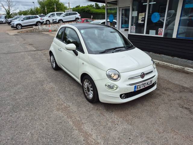 Fiat 500 1.0 Mild Hybrid Lounge 3dr Hatchback Petrol White