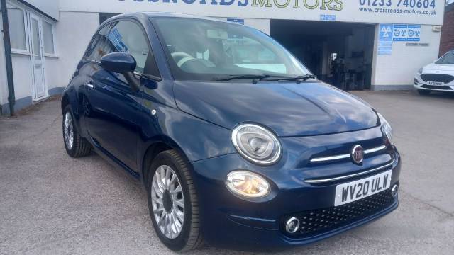 Fiat 500 1.2 Lounge 3dr Hatchback Petrol Blue