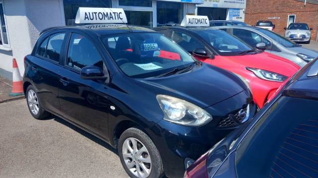 Nissan Micra 1.2 Acenta 5dr CVT Hatchback Petrol Black