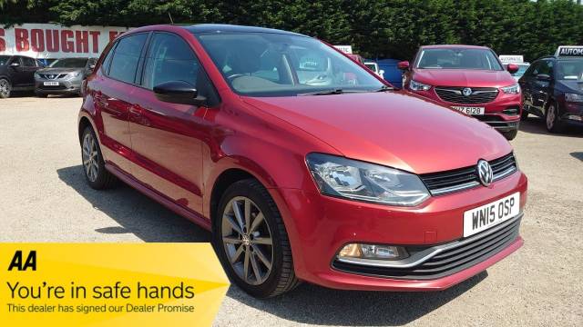 Volkswagen Polo 1.2 TSI SE Design 5dr Hatchback Petrol Red