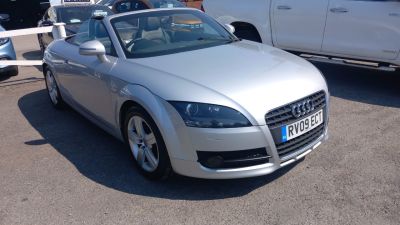 Audi TT 2.0T FSI 2dr Convertible Petrol Silver at Crossroad Motors Ashford