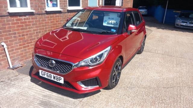 MG Motor UK MG3 1.5 VTi-TECH Exclusive 5dr Hatchback Petrol Red