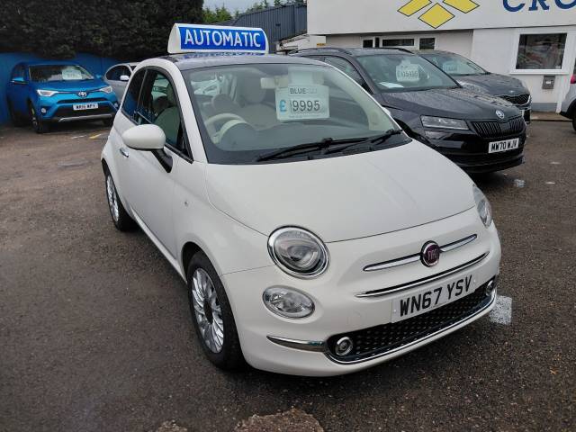 Fiat 500 1.2 Lounge 3dr Dualogic Hatchback Petrol White