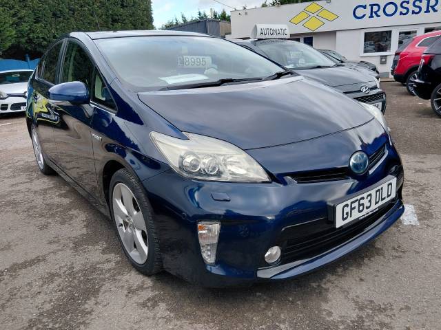 Toyota Prius 1.8 VVTi T Spirit 5dr CVT Auto Hatchback Petrol / Electric Hybrid Blue