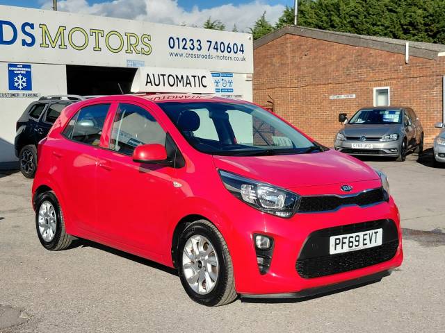Kia Picanto 1.25 2 5dr Auto Hatchback Petrol Red